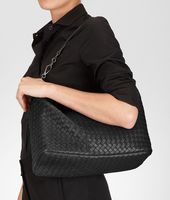 Bottega Veneta® Nero Intrecciato Nappa Bag Bottega Veneta® Nero Intrecciato Nappa Bag