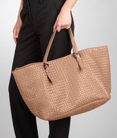 Bottega Veneta® Krim Intrecciato Nappa Tote Bottega Veneta® Krim Intrecciato Nappa Tote