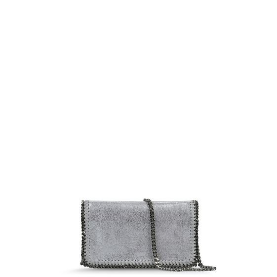 Stella McCartney, Umhängetasche Falabella in Chamois-Optik