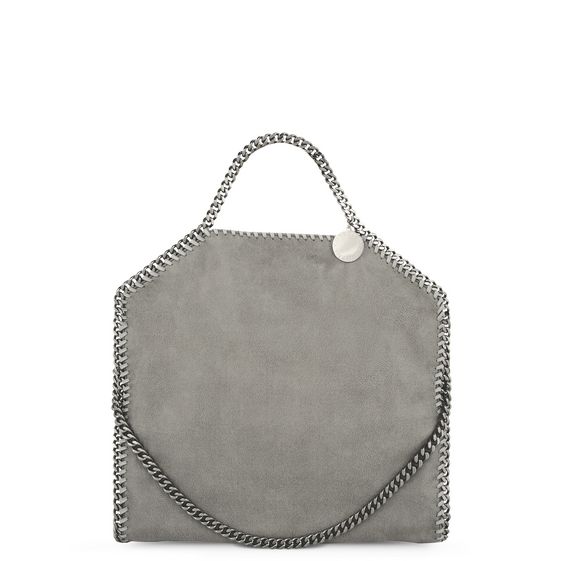Stella McCartney, Tote Bag Pieghevole Falabella in Daino Ruvido