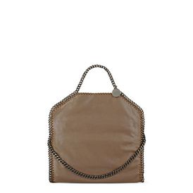 STELLA McCARTNEY, Shoulder Bag, Falabella Chamois Fold Over Tote 