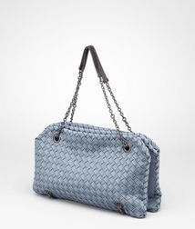 Shoulder or hobo bag BagsTextile fibersBlue Bottega Veneta®