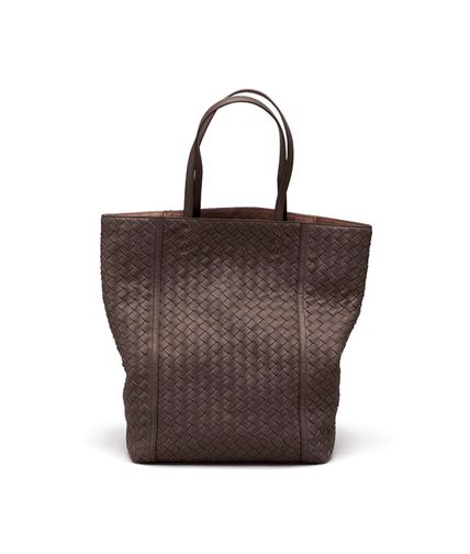 BOTTEGA VENETA - Tote Bag aus Nappaleder Intrecciato Ebano