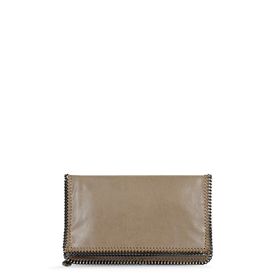 STELLA McCARTNEY, Clutch Bag, Falabella Chamois Fold Over Clutch 