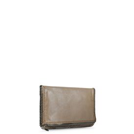 STELLA McCARTNEY, Clutch Bag, Falabella Chamois Fold Over Clutch 