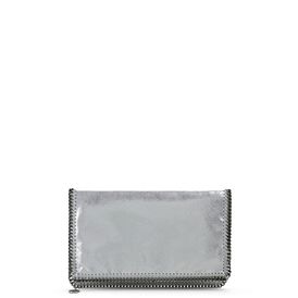 STELLA McCARTNEY, Clutch Bag, Falabella Chamois Fold Over Clutch 