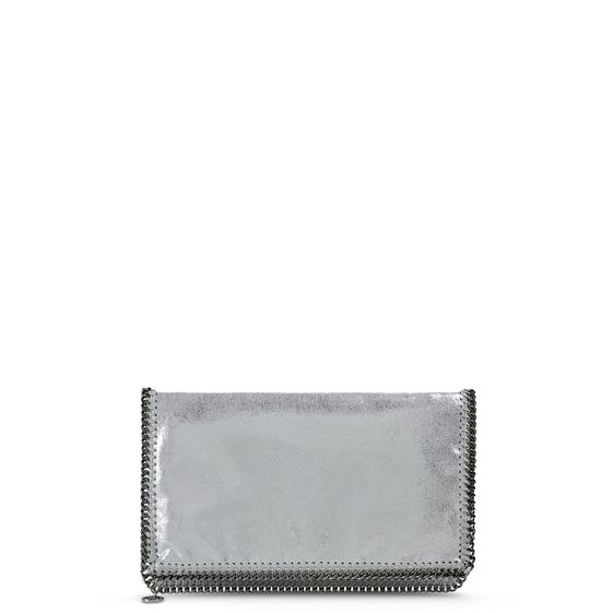 Stella McCartney, Faltbare Clutch Falabella aus Chamois