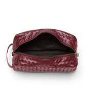Bottega Veneta® Vermillon Intrecciato VN Toiletry Case Bottega Veneta® Vermillon Intrecciato VN Toiletry Case