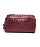 Bottega Veneta® Vermillon Intrecciato VN Toiletry Case Bottega Veneta® Vermillon Intrecciato VN Toiletry Case