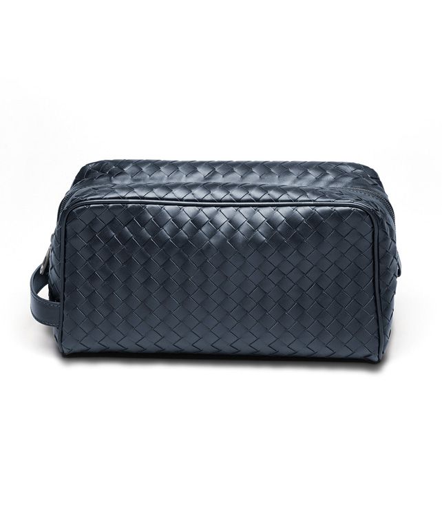 BOTTEGA VENETA Vermillon Intrecciato VN Toiletry Case Cosmetic Case D fp