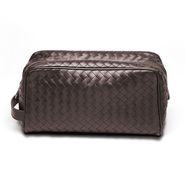 Vermillon Intrecciato VN Toiletry Case - - BOTTEGA VENETA - PE13 - 810