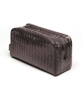 Bottega Veneta® Vermillon Intrecciato VN Toiletry Case Bottega Veneta® Vermillon Intrecciato VN Toiletry Case