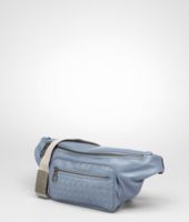 Bottega Veneta® Krim Stone Intrecciato Light Calf Belt Bag Bottega Veneta® Krim Stone Intrecciato Light Calf Belt Bag