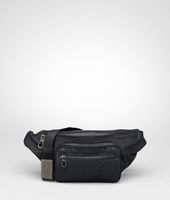 Bottega Veneta® Krim Stone Intrecciato Light Calf Belt Bag Bottega Veneta® Krim Stone Intrecciato Light Calf Belt Bag
