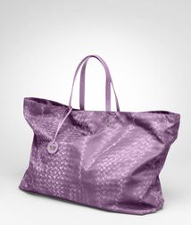 Tote BagBagsTextile fibersPurple Bottega Veneta®