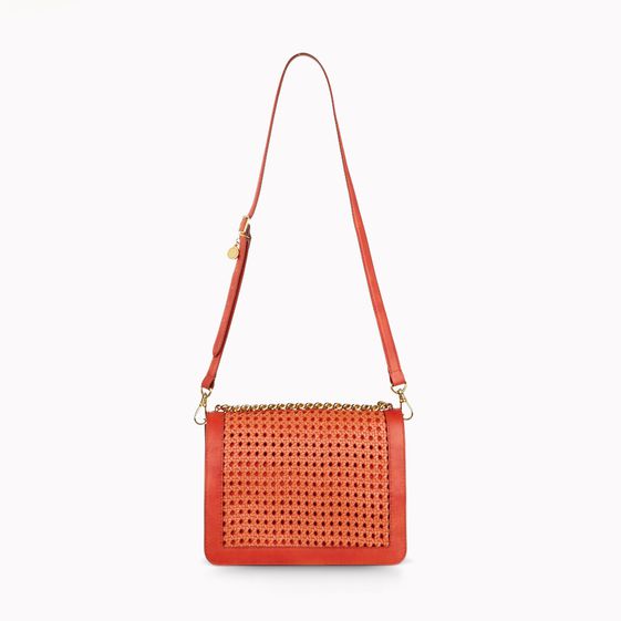 Stella McCartney, Pembridge Braided Faux Vacchetta Clutch 