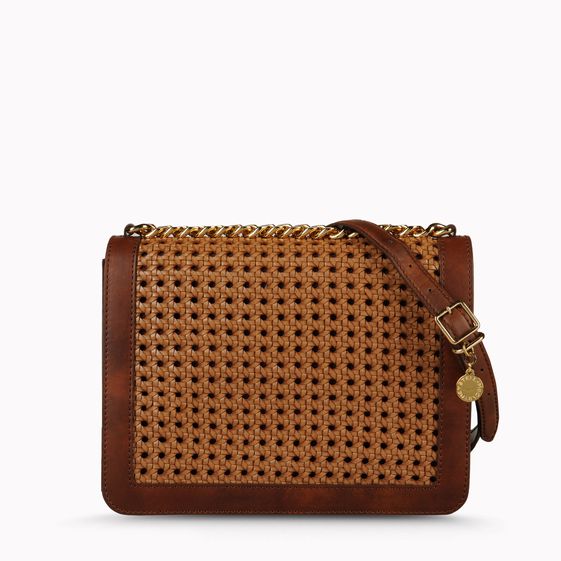 Stella McCartney, Pembridge Braided Faux Vacchetta Clutch 