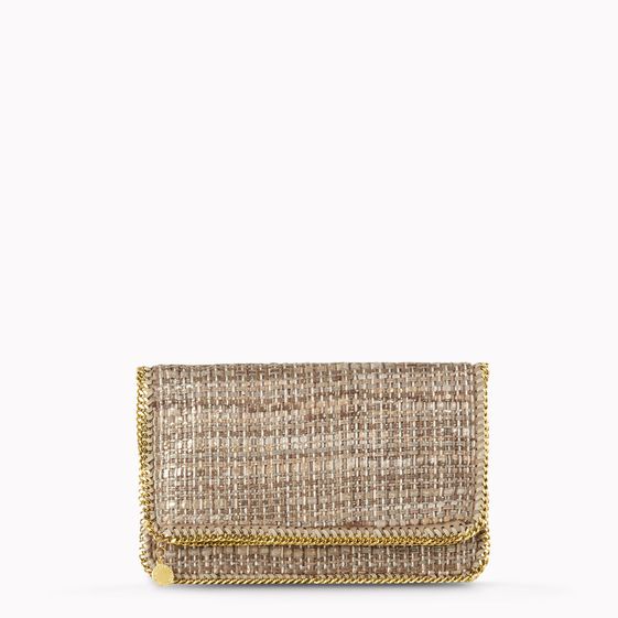 Stella McCartney, Falabella Boucle Fold Over Clutch 