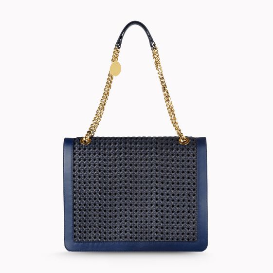 Stella McCartney, Pembridge Braided Faux Vacchetta Shoulder Bag