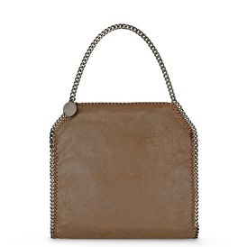 STELLA McCARTNEY, Shoulder Bag, Falabella Chamois Small Tote 