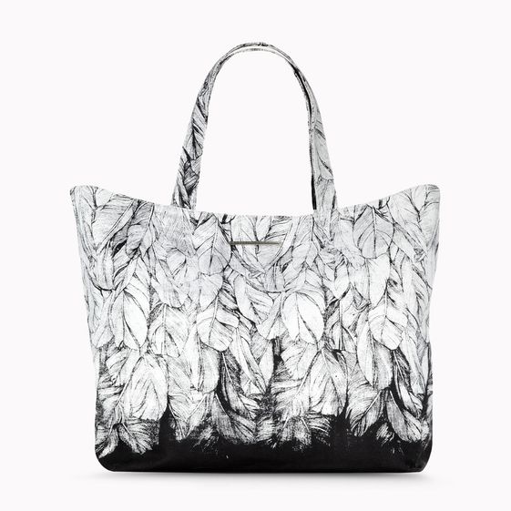 Stella McCartney, Noemi Feather Print Shopper