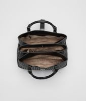 Bottega Veneta® Nero Light Calf Intrecciato Roma Bag Bottega Veneta® Nero Light Calf Intrecciato Roma Bag