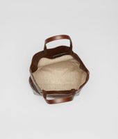 Bottega Veneta® Lino Spalmato Light Calf Scolpito Tote Bottega Veneta® Lino Spalmato Light Calf Scolpito Tote