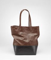 Bottega Veneta® Lino Spalmato Light Calf Scolpito Tote Bottega Veneta® Lino Spalmato Light Calf Scolpito Tote