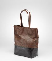 Bottega Veneta® Lino Spalmato Light Calf Scolpito Tote Bottega Veneta® Lino Spalmato Light Calf Scolpito Tote