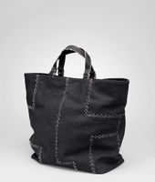 Bottega Veneta® Geometrie Linen Tote Bottega Veneta® Geometrie Linen Tote