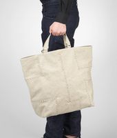Bottega Veneta® Geometrie Linen Tote Bottega Veneta® Geometrie Linen Tote