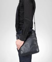 Bottega Veneta® Light Calf Scolpito Cross Body Bag Bottega Veneta® Light Calf Scolpito Cross Body Bag