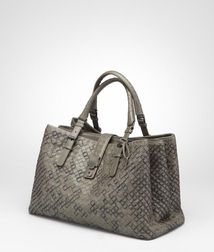 Top Handle BagBagsLeatherGrey Bottega Veneta®