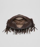 Bottega Veneta® Ebano Intrecciato Nappa Fringe Large Veneta Bottega Veneta® Ebano Intrecciato Nappa Fringe Large Veneta