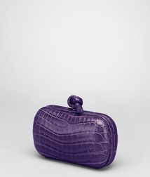 ClutchBagsCrocodile leatherPurple Bottega Veneta®