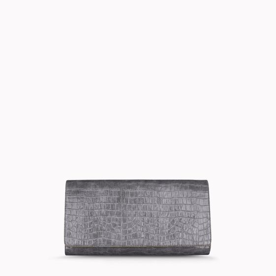 Stella McCartney, Clutch Grigia Oversize