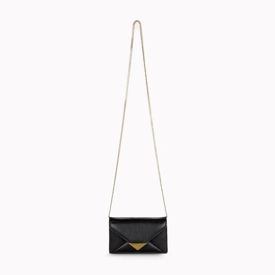 Stella McCartney, Ella Faux Nappa and Faux Suede Clutch