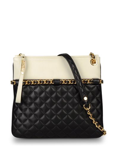 Moschino, Mittelgroße Ledertasche