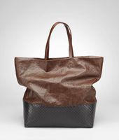 Bottega Veneta® Lino Spalmato Light Calf Scolpito Tote Bottega Veneta® Lino Spalmato Light Calf Scolpito Tote