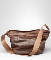 Bottega Veneta® Spalmato Linen Washed Vintage Calf Cross Body Bag Bottega Veneta® Spalmato Linen Washed Vintage Calf Cross Body Bag