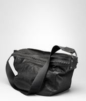Bottega Veneta® Spalmato Linen Washed Vintage Calf Cross Body Bag Bottega Veneta® Spalmato Linen Washed Vintage Calf Cross Body Bag