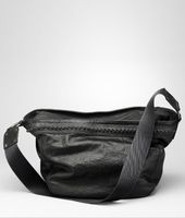 Bottega Veneta® Spalmato Linen Washed Vintage Calf Cross Body Bag Bottega Veneta® Spalmato Linen Washed Vintage Calf Cross Body Bag