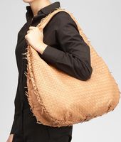 Bottega Veneta® Intrecciato Waxed Leather Duo Hobo Bottega Veneta® Intrecciato Waxed Leather Duo Hobo