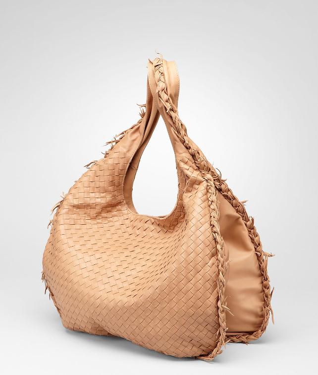 BOTTEGA VENETA Intrecciato Waxed Leather Duo Hobo Shoulder or hobo bag D fp