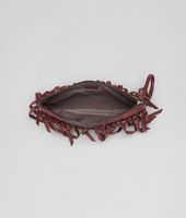 Bottega Veneta® Nero Intrecciato Nappa Fringe Pouch Bottega Veneta® Nero Intrecciato Nappa Fringe Pouch