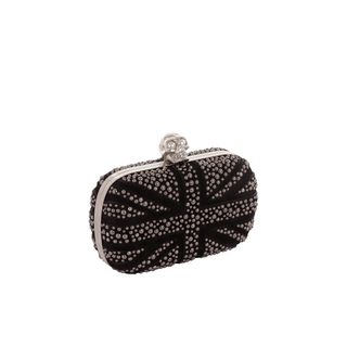 ALEXANDER MCQUEEN, Clutch, Bubble Stud Britannia Skull Box Clutch