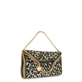 STELLA McCARTNEY, Tote, Falabella Linen Spot Fold Over Tote