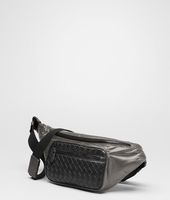 Bottega Veneta® Shadow Nero Spinnaker Belt Bag Bottega Veneta® Shadow Nero Spinnaker Belt Bag