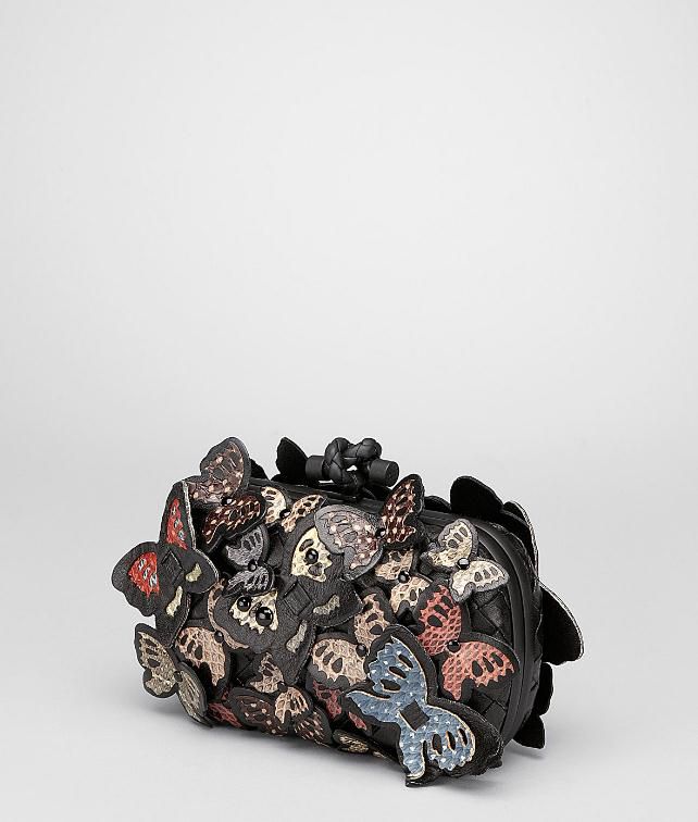 BOTTEGA VENETA Nappa Ayers Butterfly Knot Clutch D fp