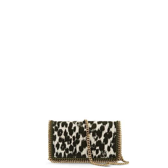 Stella McCartney, Borsa a Tracolla Falabella in Lino Fantasia